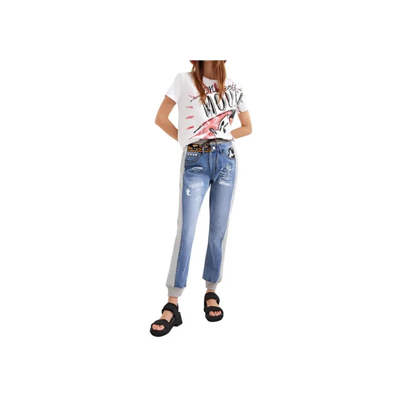 Desigual T Shirts Women's White-1