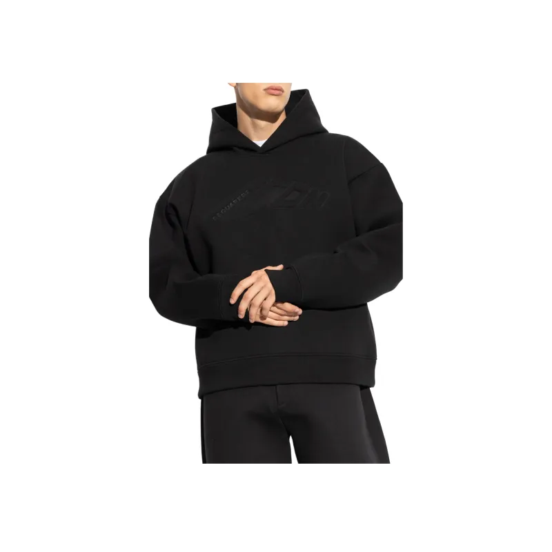 Dsquared2 Logo Embossed Long Sleeved Hoodie-1