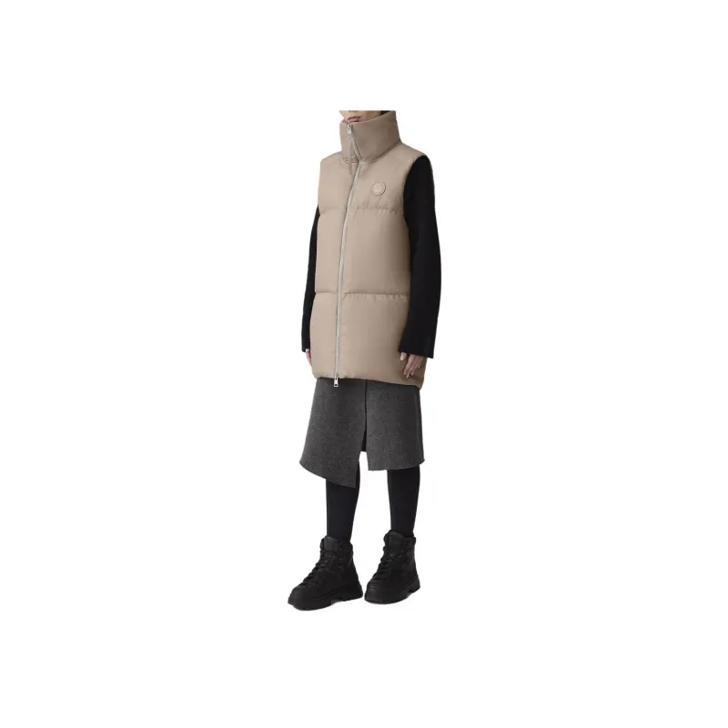 Canada Goose Garnet Series Vests Women's Khaki-3
