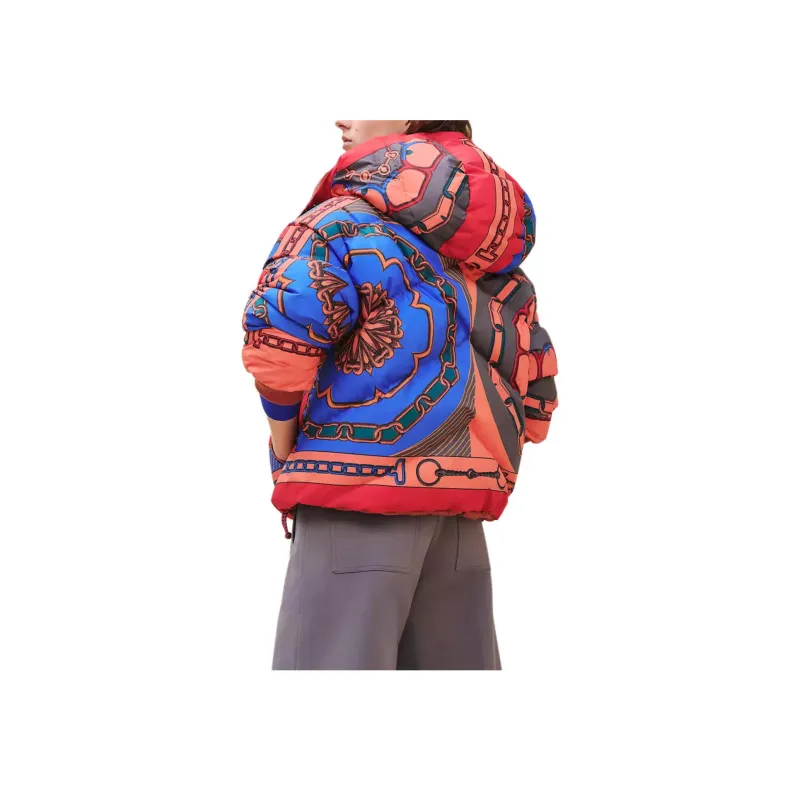 HERMES FW24 Down Jacket Women's Cranberry Pink-0