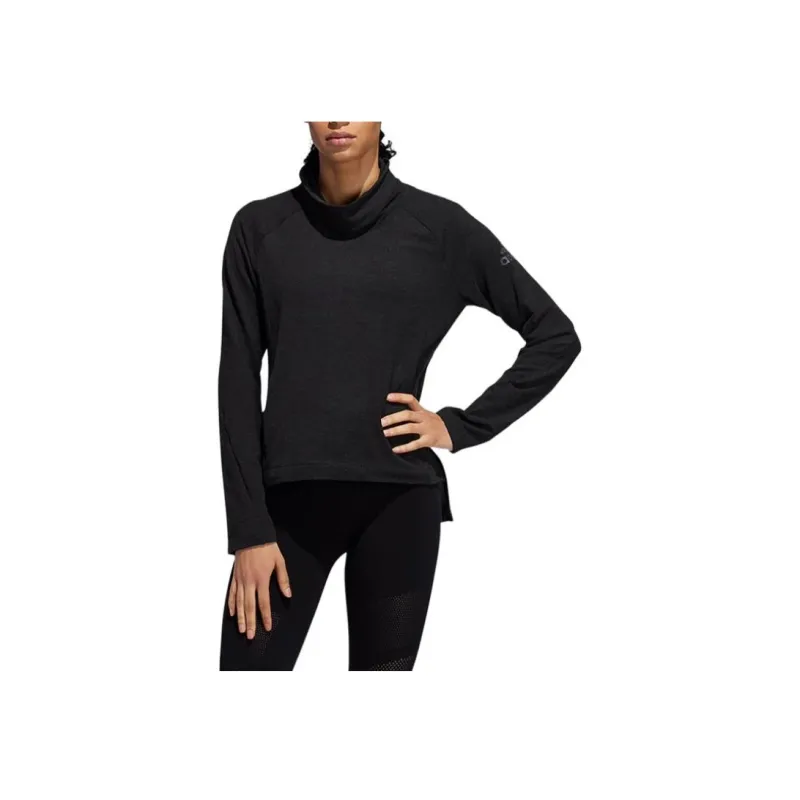 Adidas Cozy Cover Up Sweatshirt Women's Black-3