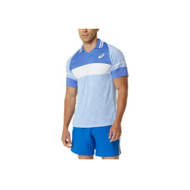 Asics Match Actibreeze Polo Shirt Polo Shirt Men's Blue-2