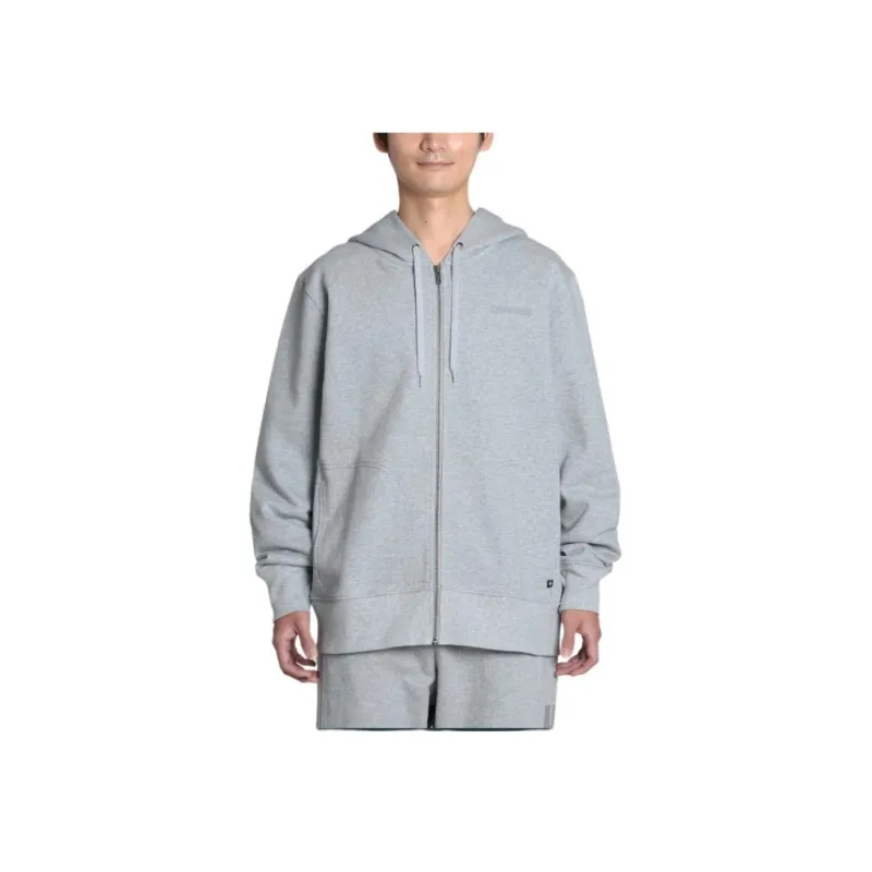Converse CV ZIP UP HOODIE Sweatshirt Men's Heather Gray-2