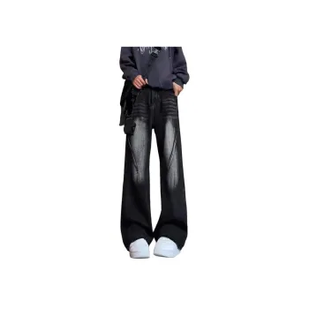 SIFLYTO Jeans Unisex Black Gray Color