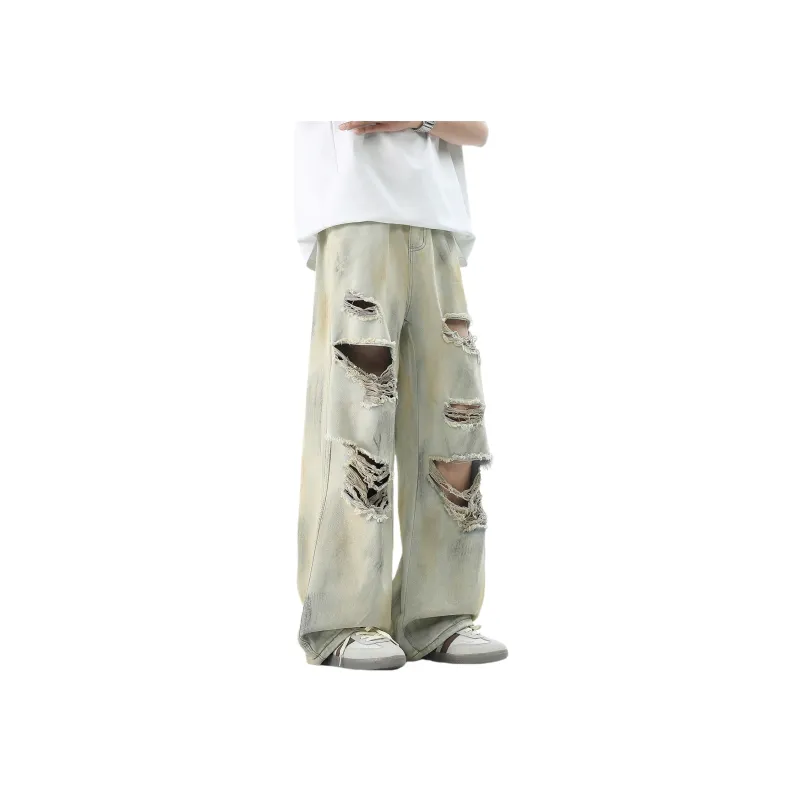 ALCOFM Jeans Unisex Yellow Mud-3