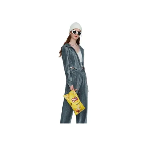 GIVH SHYH 그레이 여성 자켓