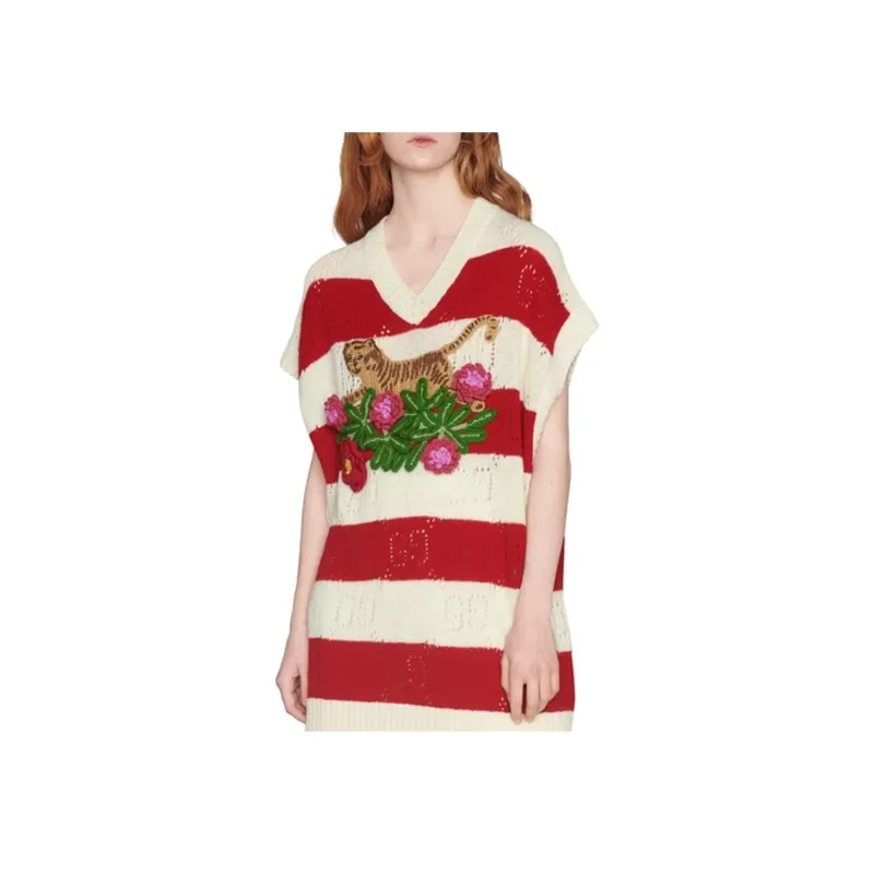 GUCCI Vests Women's Red-2