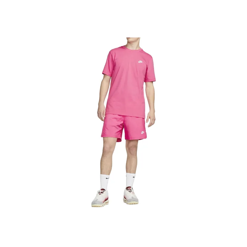 Nike Sportswear Club T Shirts Men Fuchsia-2