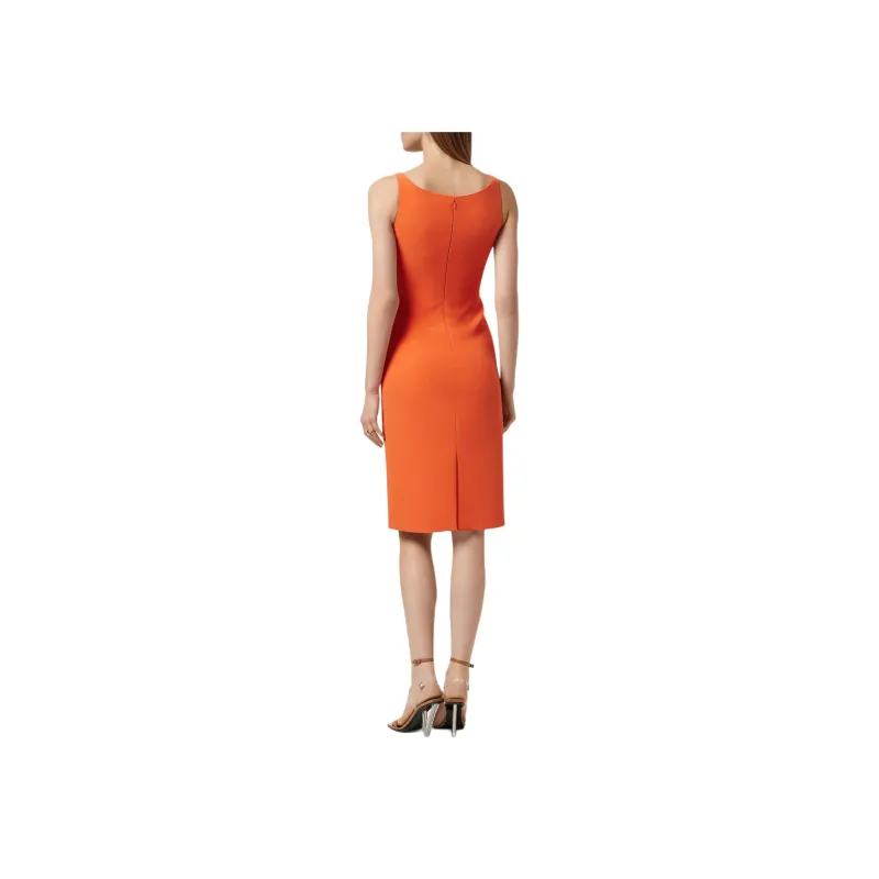 VERSACE Scoop neck Midi Dress-3