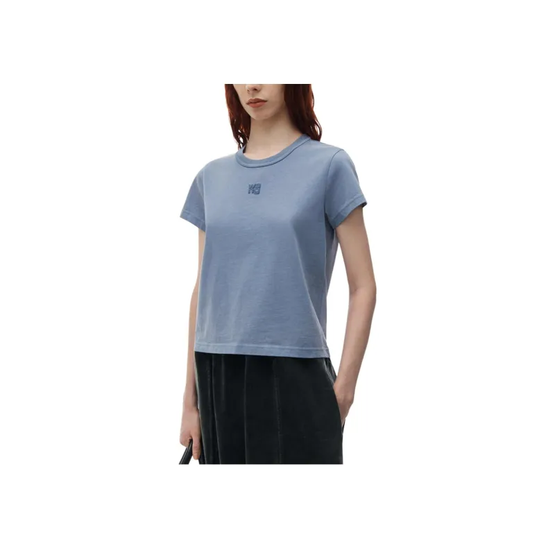 Alexander Wang Regular T-Shirt Women's Soft Sapphire Blue-1