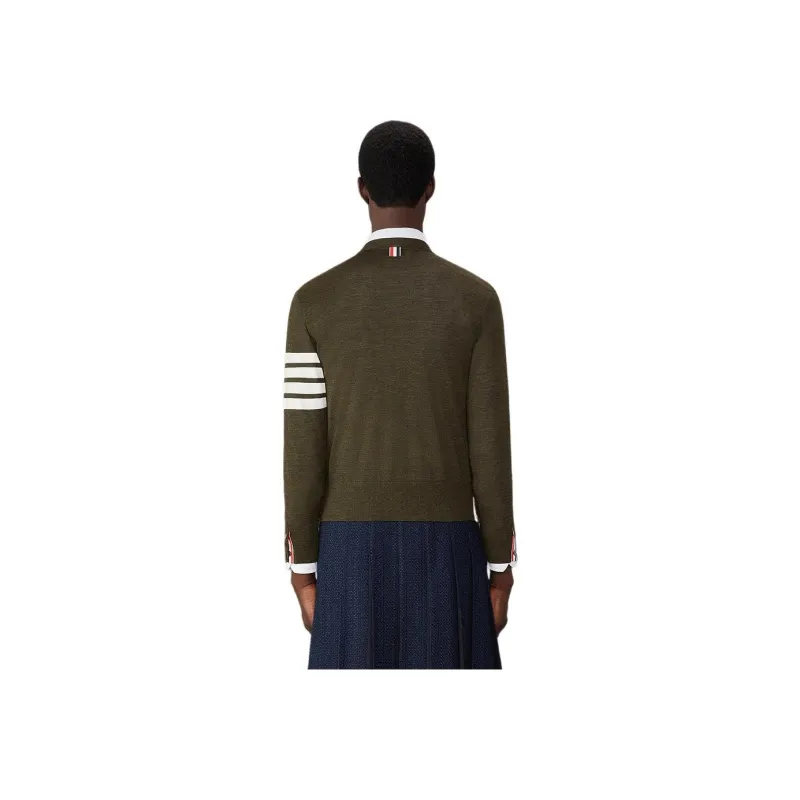 THOM BROWNE 4 Bar Crewneck Pullover-1