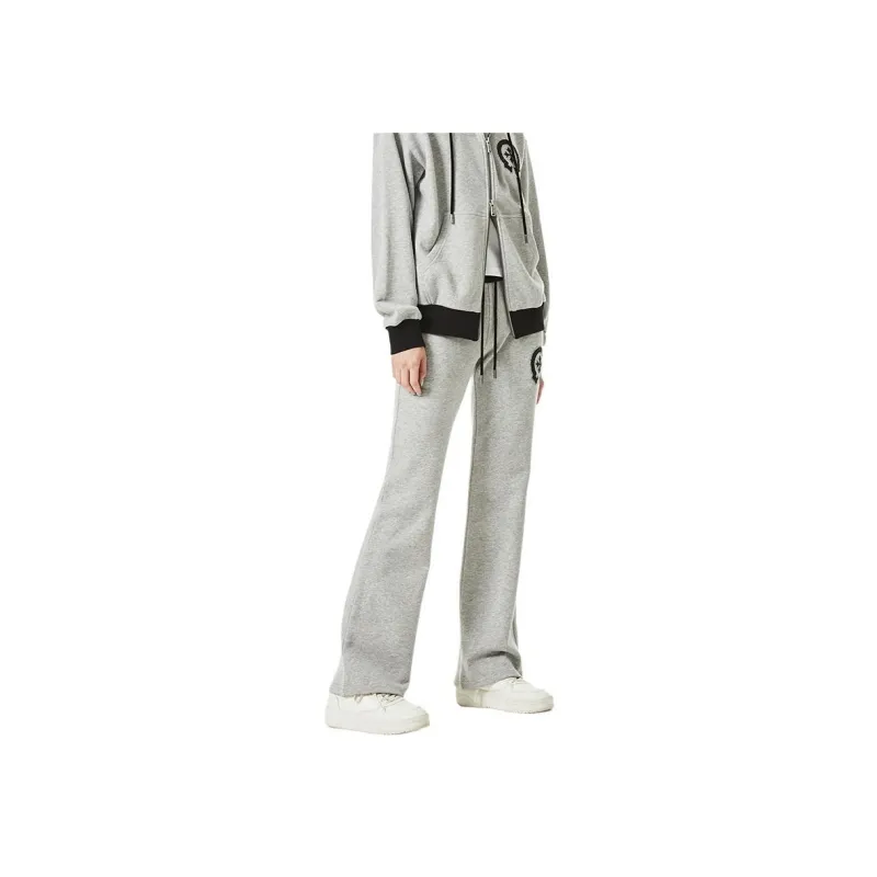 Ed Hardy SS24 Casual Pants Women's Light Smoke Gray-1