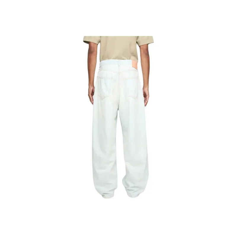 Acne Studios Wide Leg Distressed Jeans-2