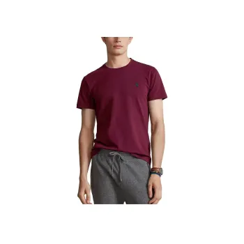 Polo Ralph Lauren T Shirts Men Burgundy
