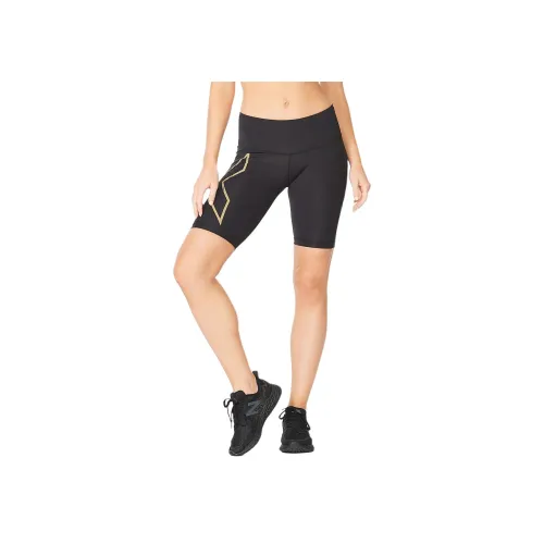 2XU 블랙 여성 스포츠 반바지