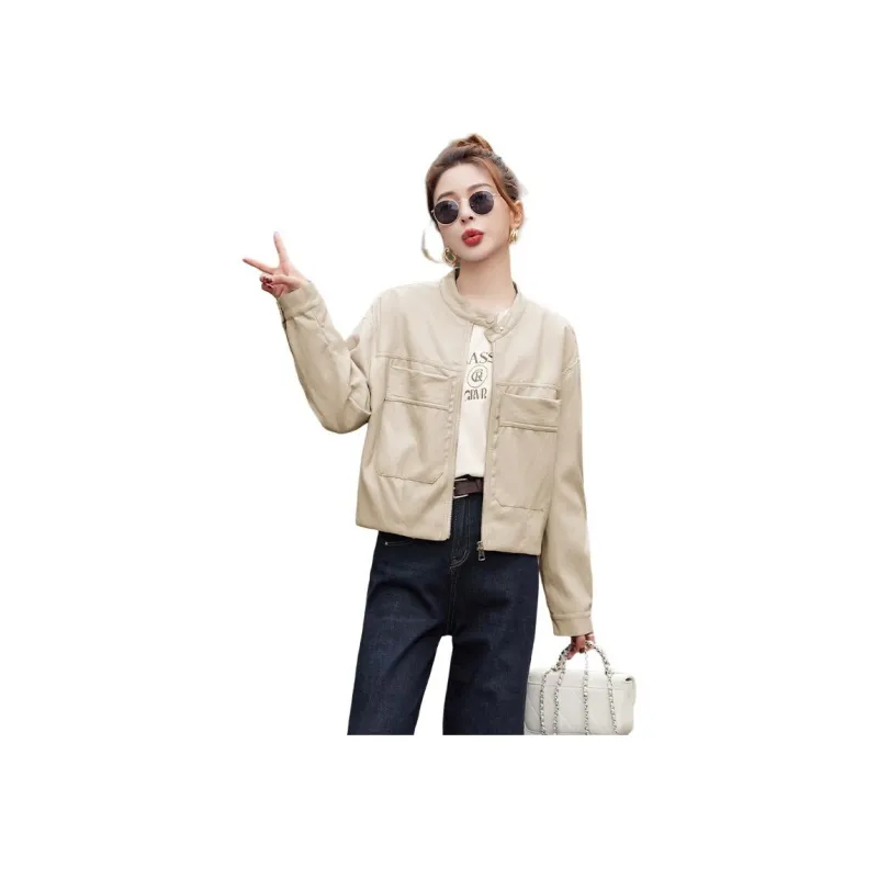 Fele.d Cropped Coats Women's-5