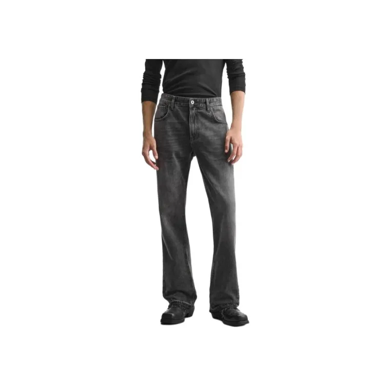 ZARA Jeans Men Black-4
