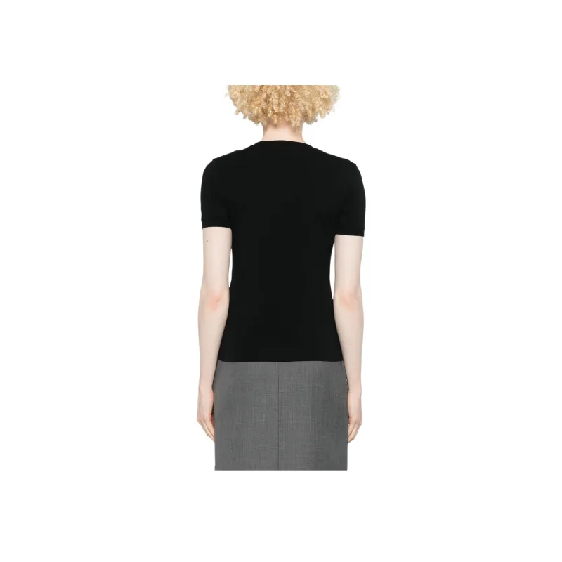 Givenchy Logo flocked T shirt-2