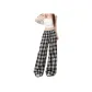 Lace Trims Plaid (Extended Length)