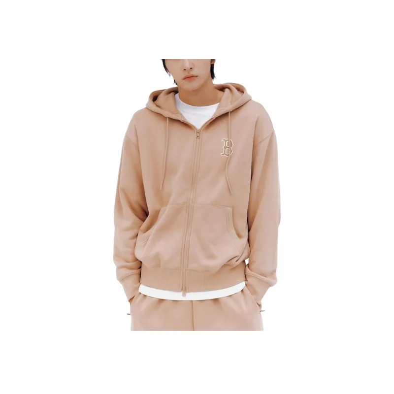 MLB Boston Red Sox Jackets Unisex Beige Yellow-4