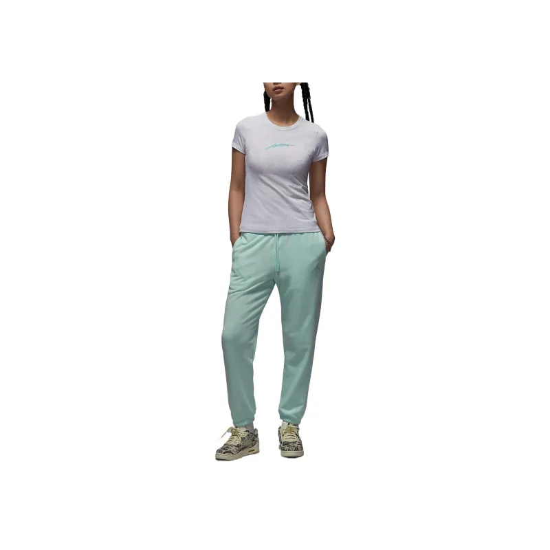Jordan Brooklyn Fleece Casual Pants Women's Igru Blue White-2