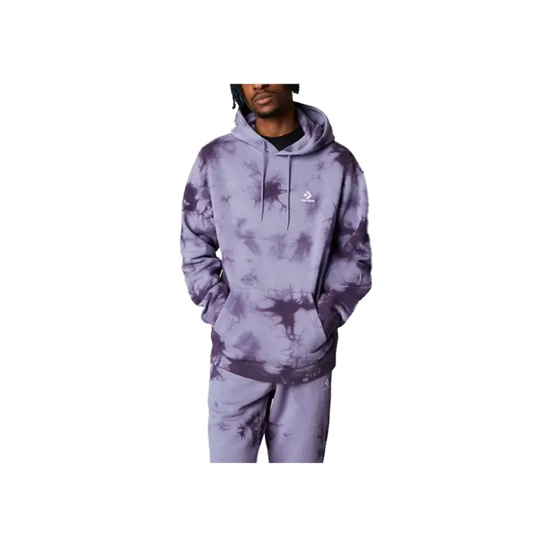 Converse Go to Star Chevron Mono Dye Sweatshirt Unisex Purple-0