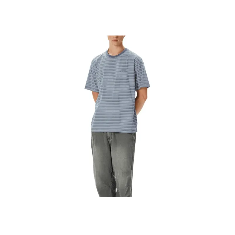 Thisisneverthat FW24 '09World Striped Tee T Shirt Unisex Purple-2