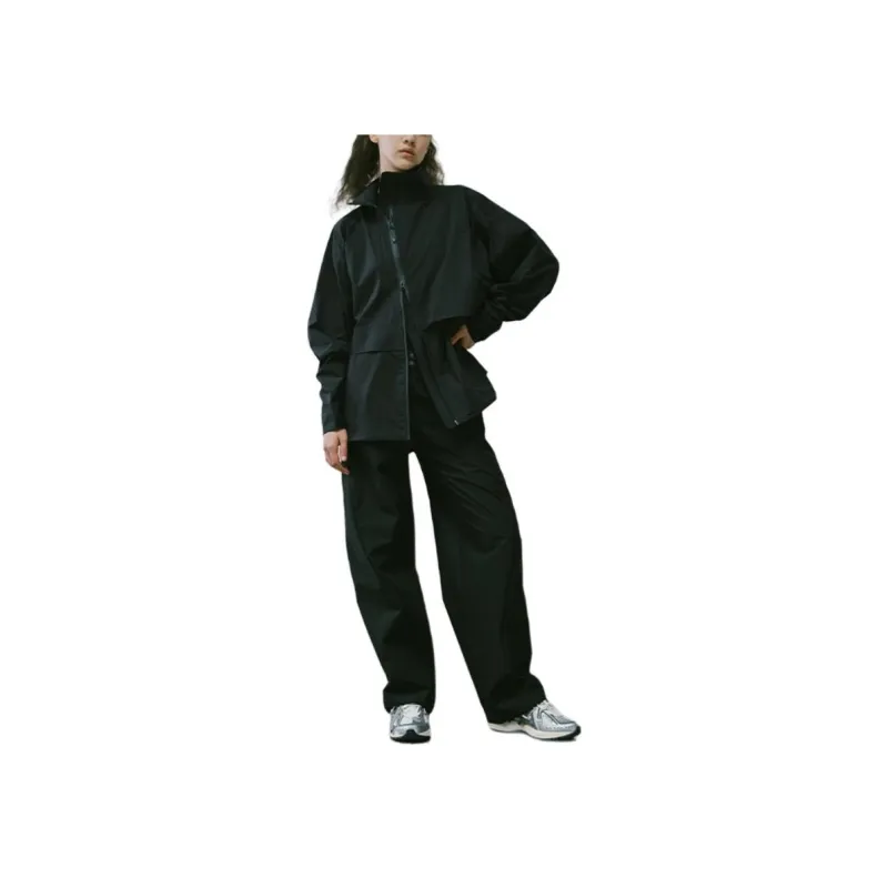 New Balance NB Grey Relaxed Tech Pants Casual Pants Unisex Black-3
