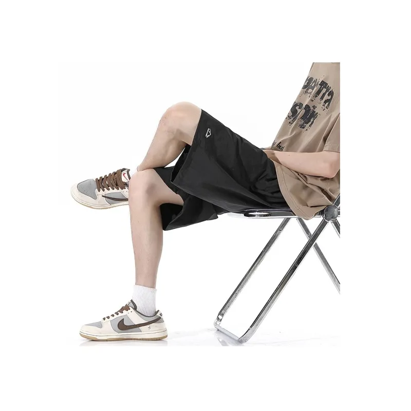 GROW DATE Cargo Shorts Unisex Night Black-84