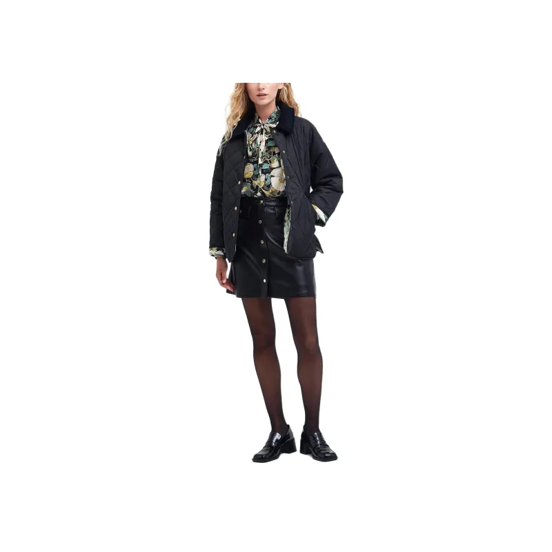 BARBOUR Reversible Quilted Jacket Jackets Coats Women's Black-2