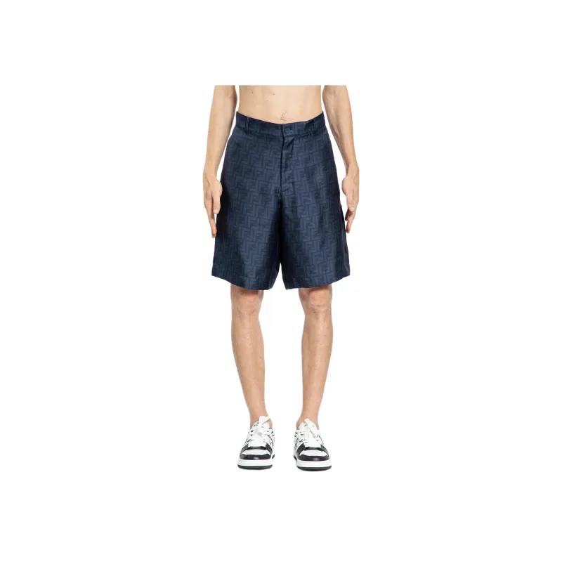 FENDI Ff Jacquard Bermuda Shorts-2
