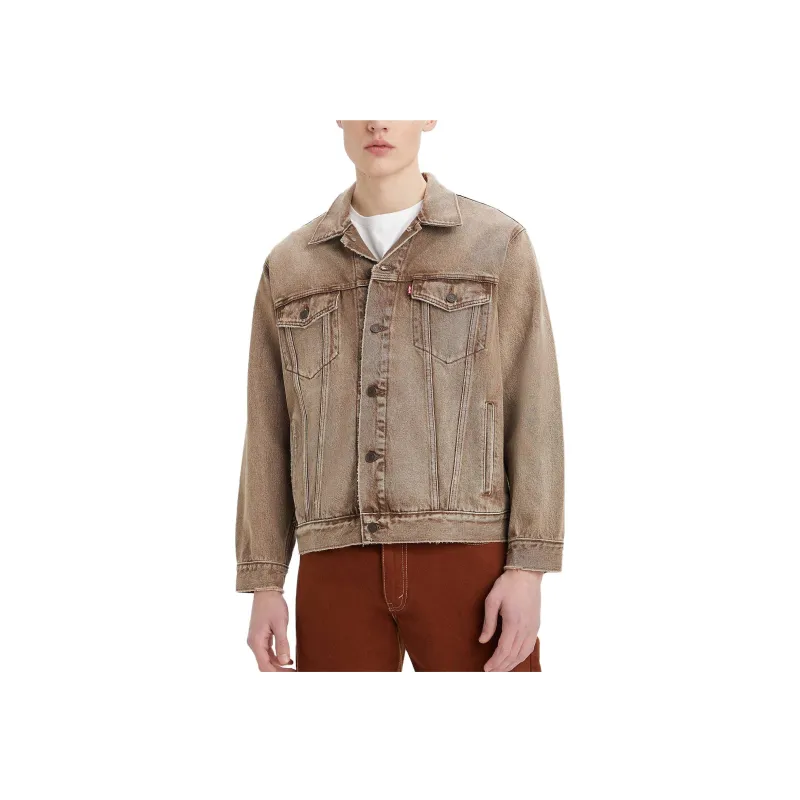 Levis Jackets Men Brown-3