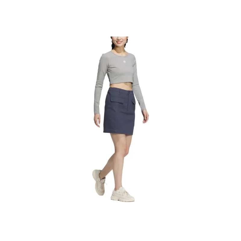 Adidas x DISNEY HDL SKIRT Casual Short Skirts Women's Dark Navy Blue-2