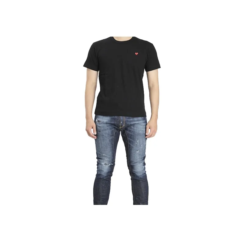 CDG Play Small Heart T Shirt-2