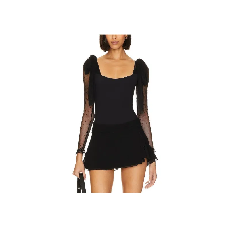 FREE PEOPLE Bodysuits Women's Black-2