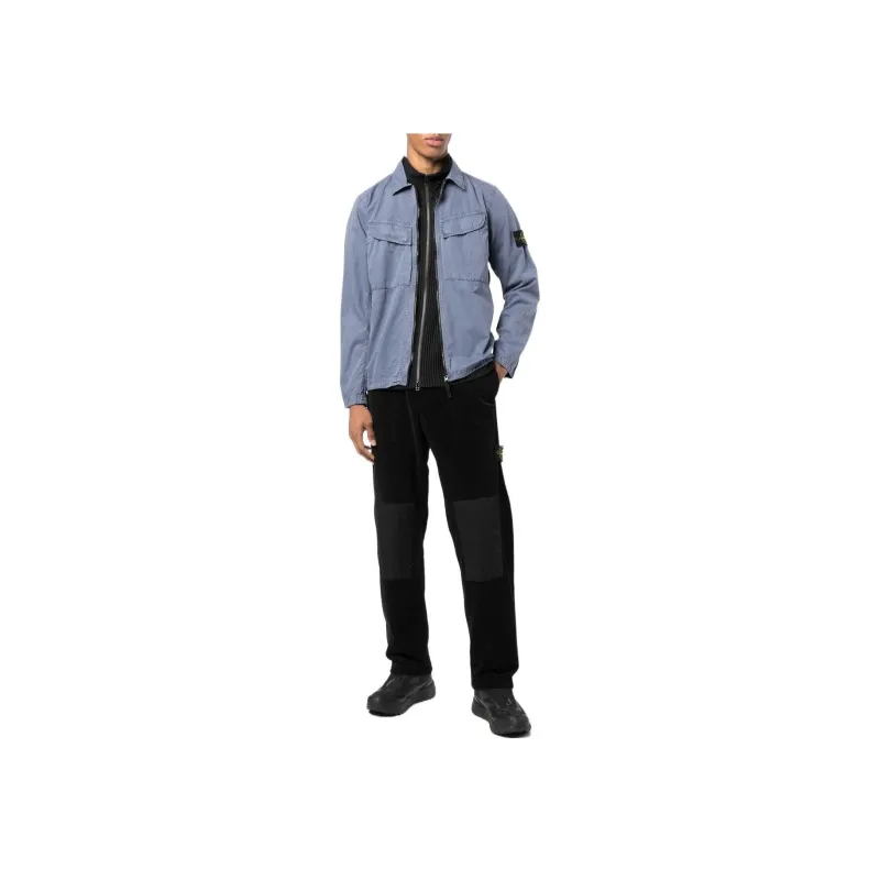 STONE ISLAND Jacket Men's Peacock Blue-1