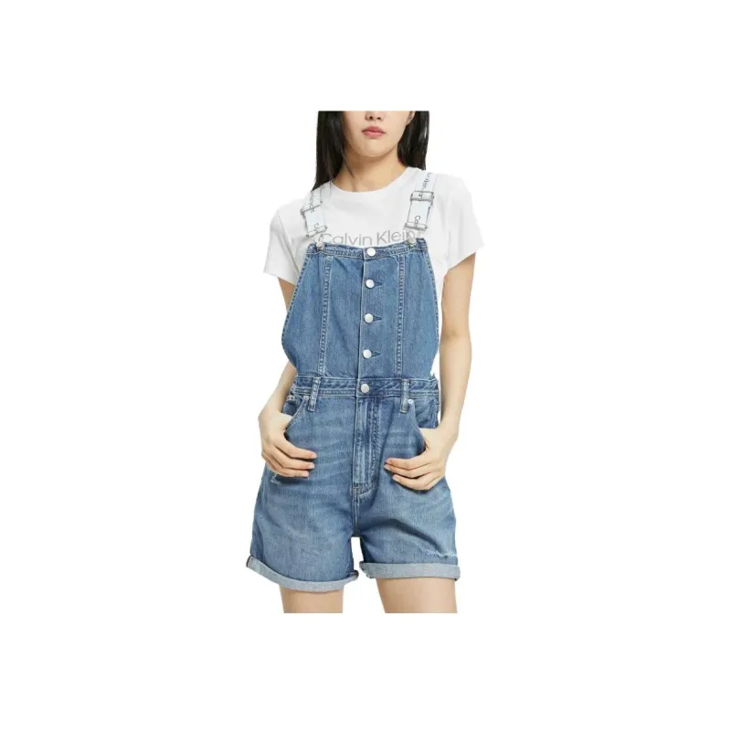 CK/Calvin Klein Overalls Women's Denim Blue-2