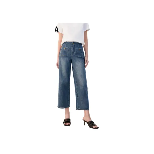 VERO MODA J3B 데님 블루 여성 데님 반바지