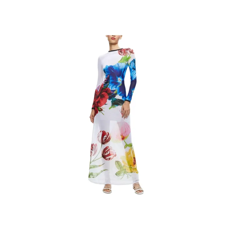 ALICE+OLIVIA Delora Floral-print Maxi Dress-2
