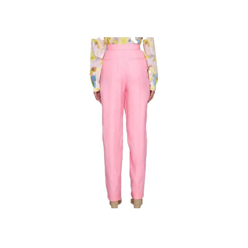 Stella McCartney Pleated Straight Leg Trousers-3