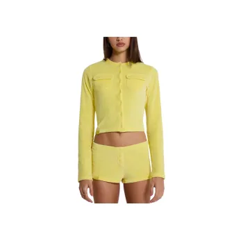 Jaded London T Shirt Women's Yellow/Yellow