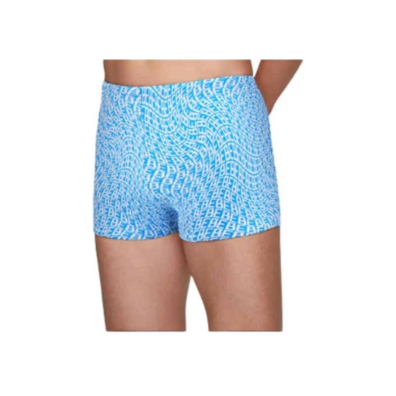 BALNEAIRE Swimming Shorts Men's Fresh Blue And White-3