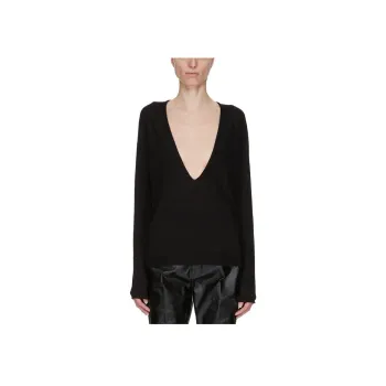 RICK OWENS Plunging V neck Sweater