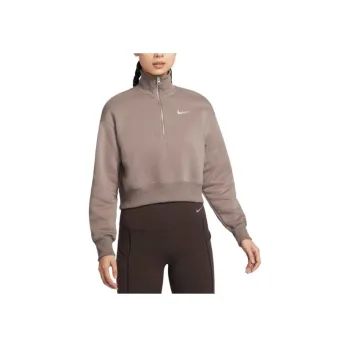 Nike Phoenix Cropped Half Zipped Sweatshirt