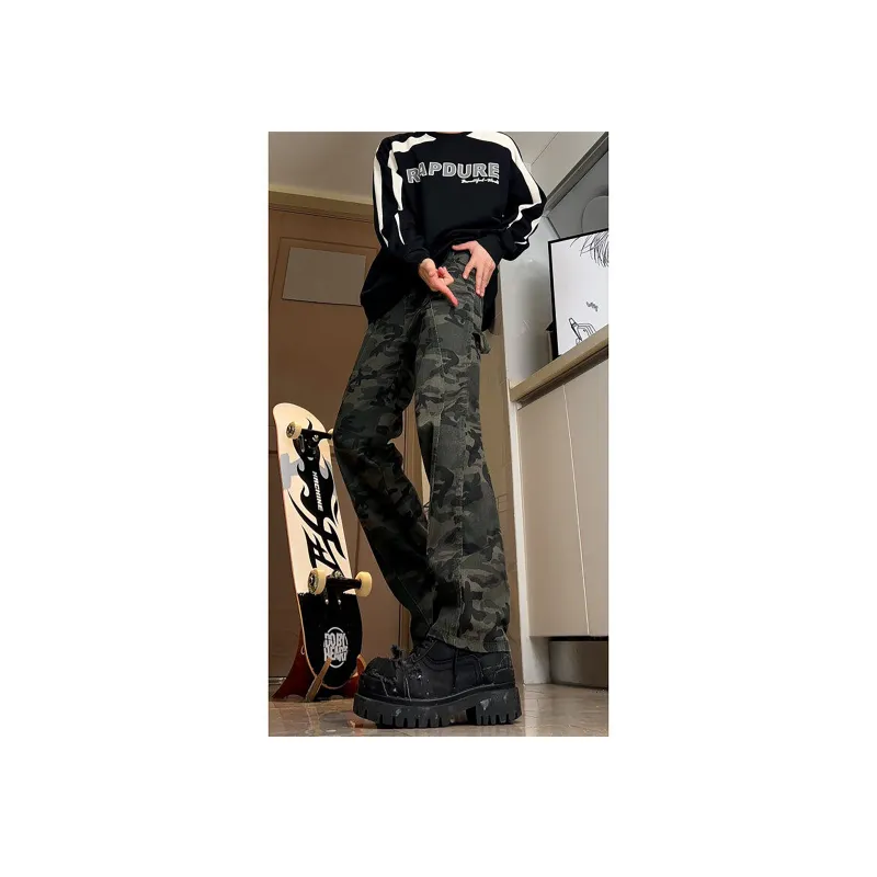 WKOOG Jeans Unisex Camouflage-1