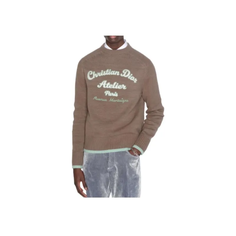 DIOR Quarterly New Products Sweaters Men Brown-2