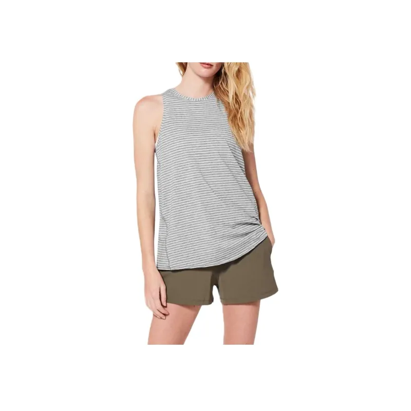 Lululemon All Tied Up Sport Vests Women's Gray White Stripes-0