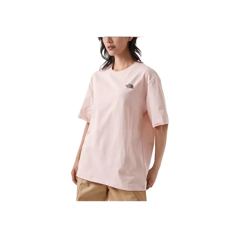THE NORTH FACE T-Shirt Shopping Bag Included Unisex Pink-3