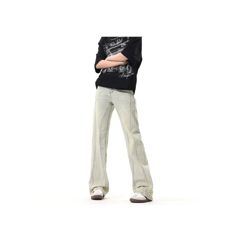 PANDA ADEVIL Jeans Unisex Yellow Mud-3