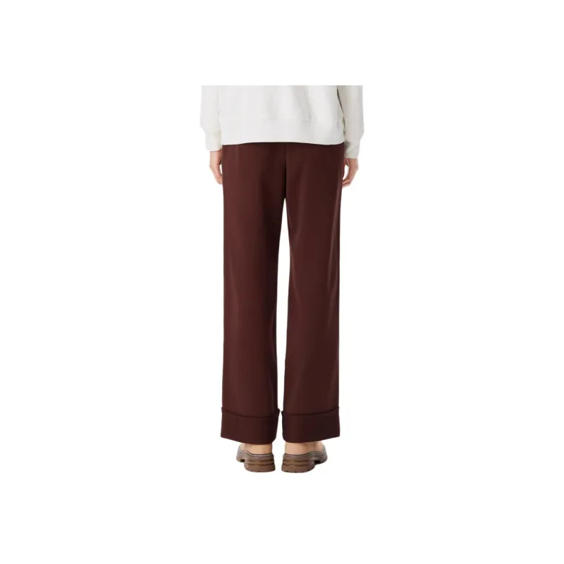 XII BASKET Casual Pants Women's Coffee-1